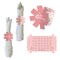 Big Dot of Happiness Mis Quince Anos - Quinceanera Sweet 15 Birthday Party Paper Napkin Holder - Napkin Rings - Set of 24